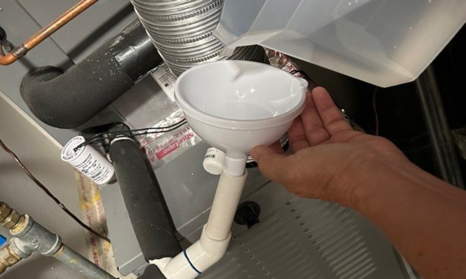 Clear your AC drain